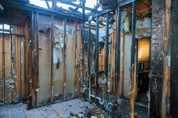 Professional Emergency Fire Cleanup technician working in Dover, NJ